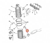 Peugeot 2008 A94F Egzoz Kelepçesi