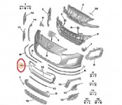Peugeot 308 T9 Ön Panjur Çerçevesi Nikelaj Orjinal